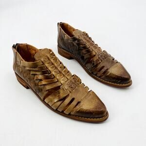 Bed Stu brown Leather Las Cruces Sandal Flats